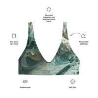 Image 10 of Mineral Recycled Padded Bikini Top