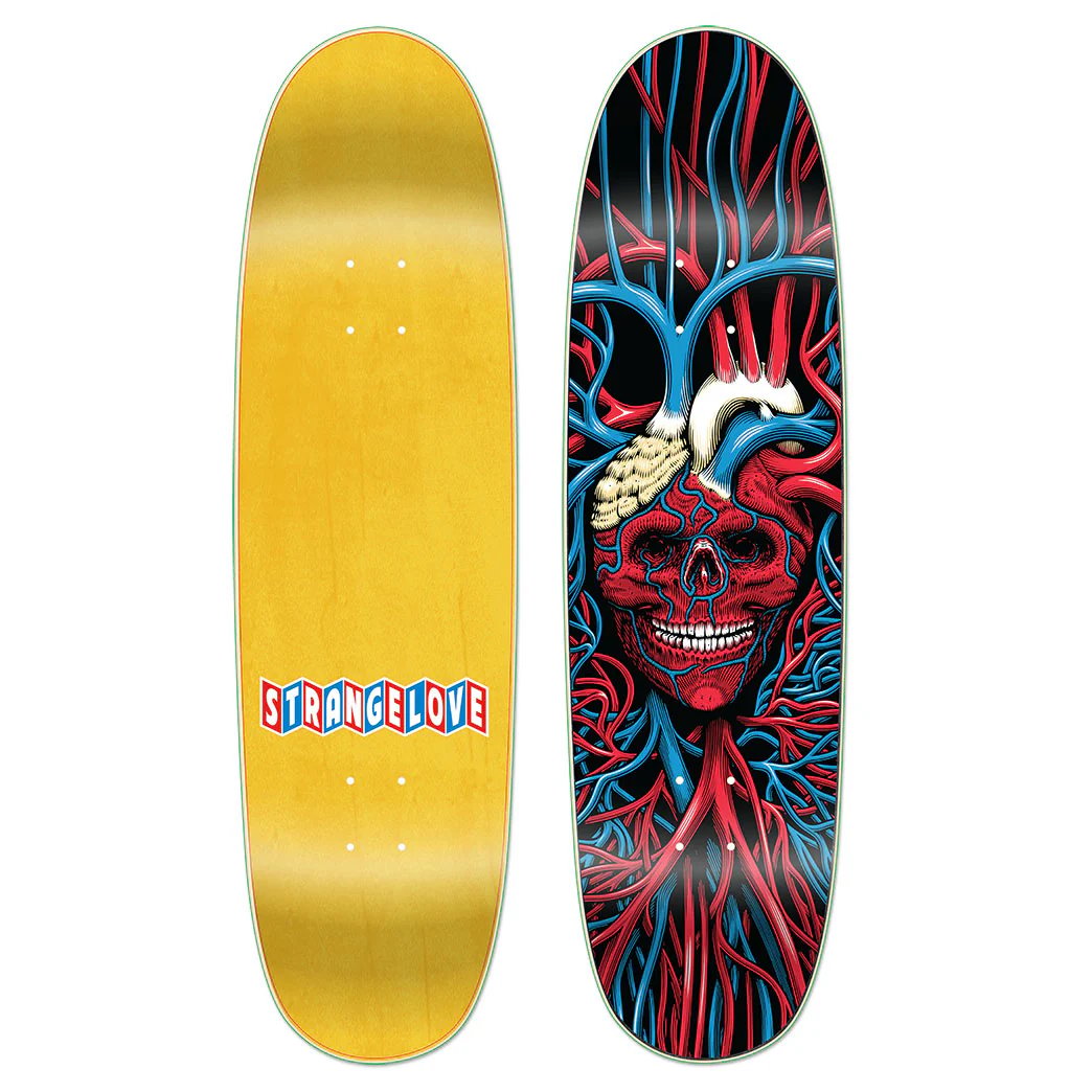 【ごろう】StrangeLove Skateboardsセット SkyHigh — STRANGELOVE SKATEBOARDS HEART SKULL VELVET
