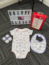 Baby Girls Purple Nike 3-Piece Set