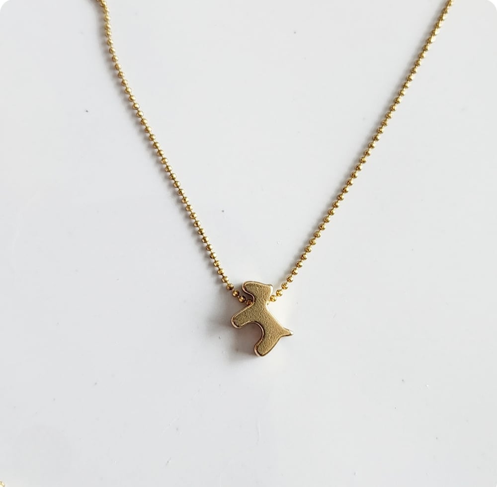 Image of Puppy + Paws Charm Necklaces
