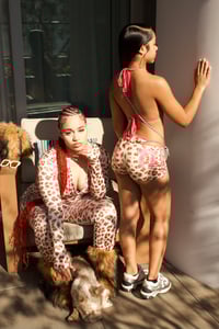 Image 5 of Big Mama Cheetah Shorts Set