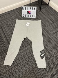 Image 1 of Womens Plus Size Grey Nike Leggings
