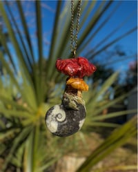 Ammonite necklace 