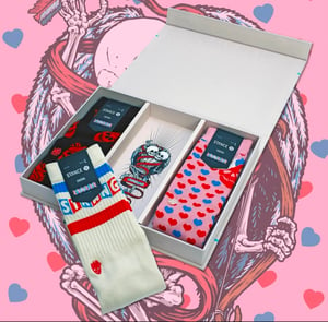 Image of STRANGELOVE X STANCE SOCKS VALENTINE COLLECTORS BOX SET