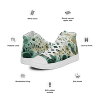 Image 15 of Mineral Women’s High Top Canvas Shoes
