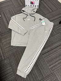 Nike Grey Stripe Tracksuit