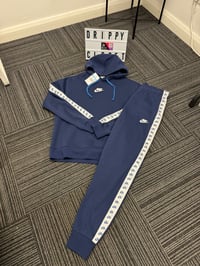 Nike Blue Stripe Tracksuit