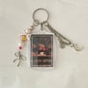 pretty kiki photo keychain