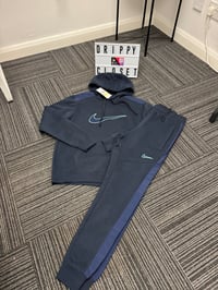 Image 1 of Mens Nike Blue Hooded Tracksuit