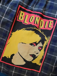 Image 2 of Blondie band patch flannel, size L