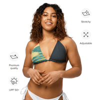 Image 13 of Surf's Up Recycled String Bikini Top