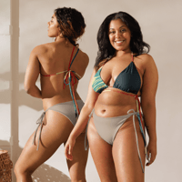 Image 5 of Surf's Up Recycled String Bikini Top
