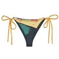 Image 2 of Surf's Up Wave Recycled String Bikini Bottom