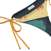 Image 5 of Surf's Up Wave Recycled String Bikini Bottom