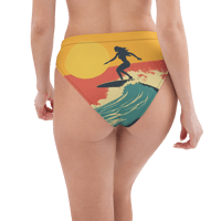 Image 6 of Surf's Up Wave Recycled High-Waisted Bikini Bottom