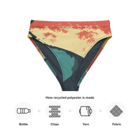 Image 11 of Surf's Up Wave Recycled High-Waisted Bikini Bottom