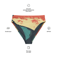 Image 12 of Surf's Up Wave Recycled High-Waisted Bikini Bottom