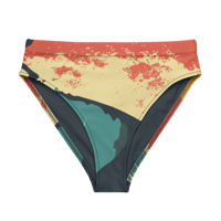Image 10 of Surf's Up Wave Recycled High-Waisted Bikini Bottom