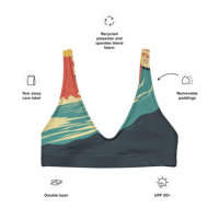 Image 10 of Surf's Up Recycled Padded Bikini Top