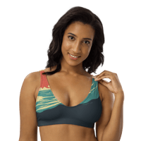 Image 2 of Surf's Up Recycled Padded Bikini Top