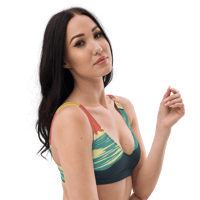 Image 3 of Surf's Up Recycled Padded Bikini Top