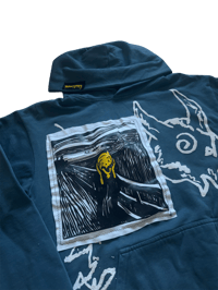 Image 2 of Pebble Blue Scream Hoodie