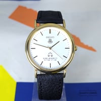 Image 3 of 2001 Seiko "Nihon University" Commemorative Gold Quartz (7N21-8A00)