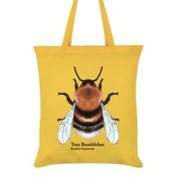 Image 1 of Tree Bumblebee Tote Bag - Nature's Delights Collection