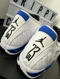 Image 3 of Jordan 14 Retro White Hyper Royal