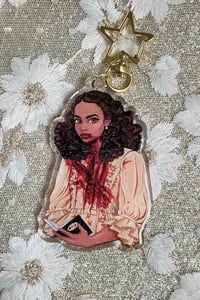 Mardi Gras Vampire Acrylic Charm