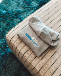 Tokyo in Tampa - Grey Embroidered Hoodie