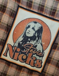 Image 2 of Stevie Nicks band patch flannel