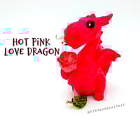 Image 1 of Hot Pink Love Dragons