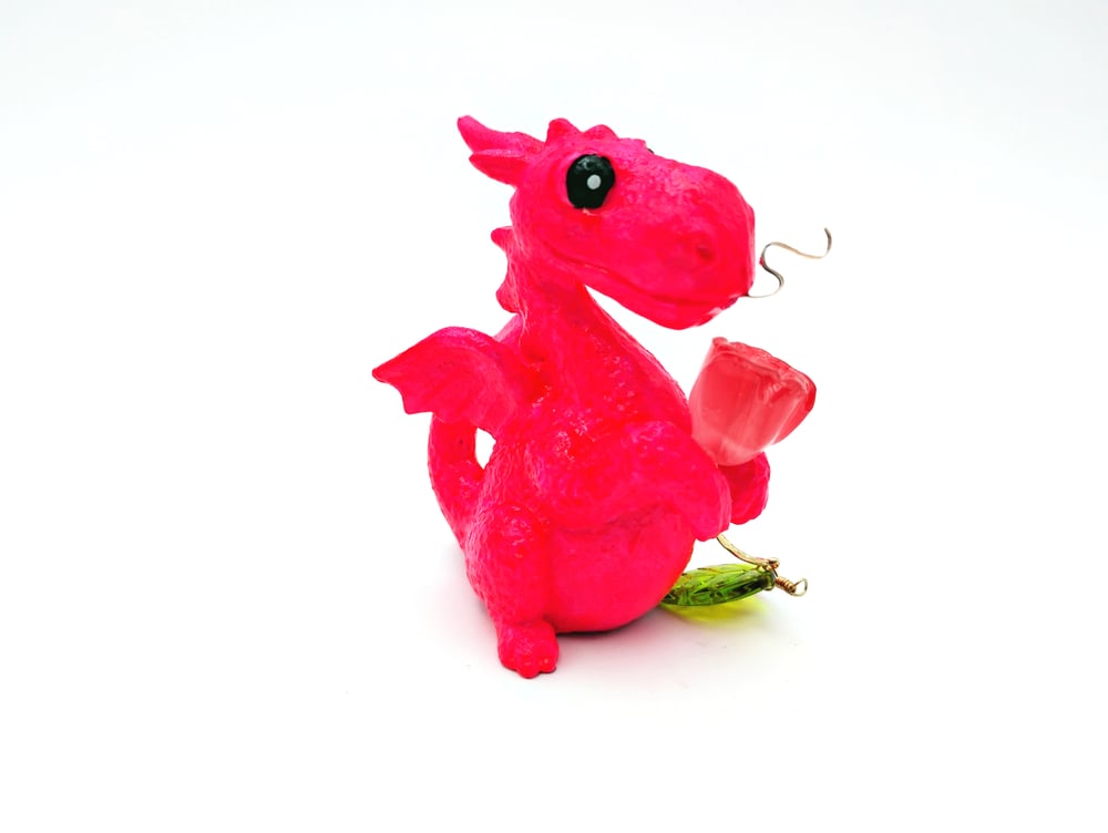 Hot Pink Love Dragons