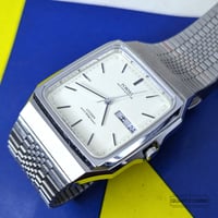 Image 1 of 1989 Citizen Forma Steel Quartz "Tank" Dress Watch (5500-F50085)