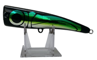 Image 1 of 50g Bubz Black Green Wing Popper