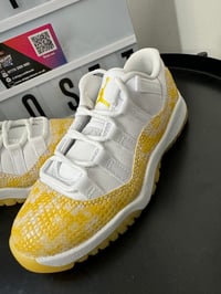 Image 3 of Jordan 11 Low PS Snakeskin Yellow