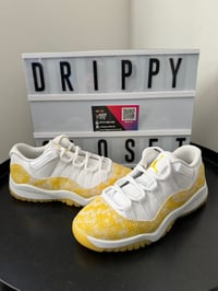 Image 1 of Jordan 11 Low PS Snakeskin Yellow