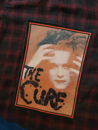 Image 2 of The Cure band patch flannel. size 2XL