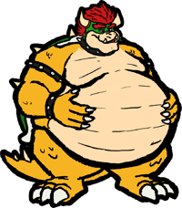 Image 2 of Bowser Sticker