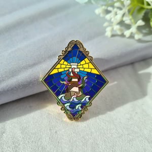 Image of The Lighthouse & The Kraken Enamel Pin | Our Flag Means Death