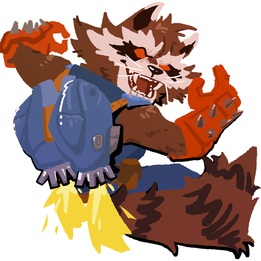 Image of Rocket Raccoon Charm