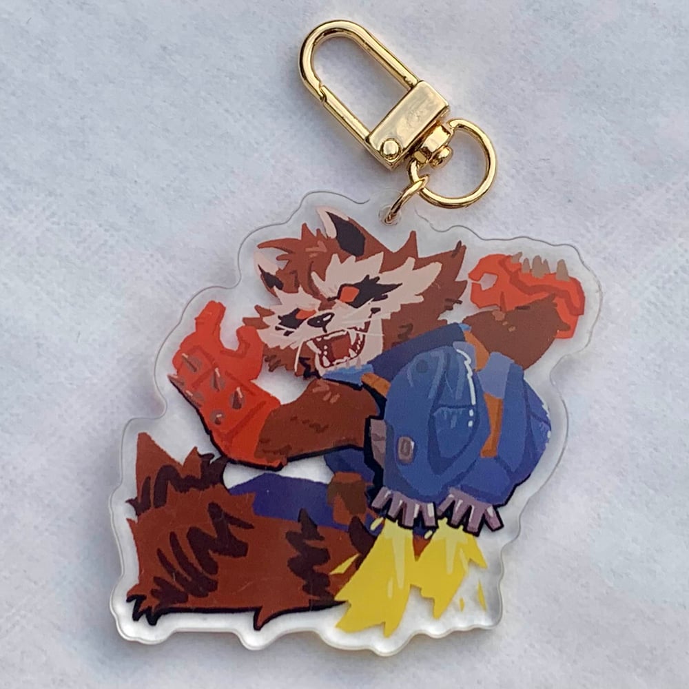 Image of Rocket Raccoon Charm