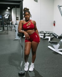 Image 3 of RUBY One shoulder sports bra 