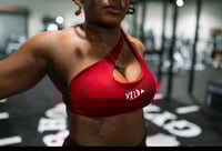 Image 1 of RUBY One shoulder sports bra 