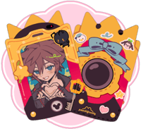 Image 1 of [PREORDER] Kingdom Hearts Gummy Phone ID Holder + PHOTOCARDS