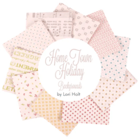 Image 1 of HOME TOWN HOLIDAY Backgrounds 10pc FQ Bundle by Lori Holt for Riley Blake Designs