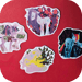 Image of MLP Infection - 4 Glitter Vinyl Stickers