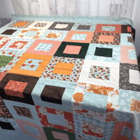Image 5 of STACKABLE SQUARES Quilt Kit - 59" x 68" -Pattern Included!