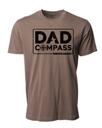 Brown Pigment Dyed Logo Shirt